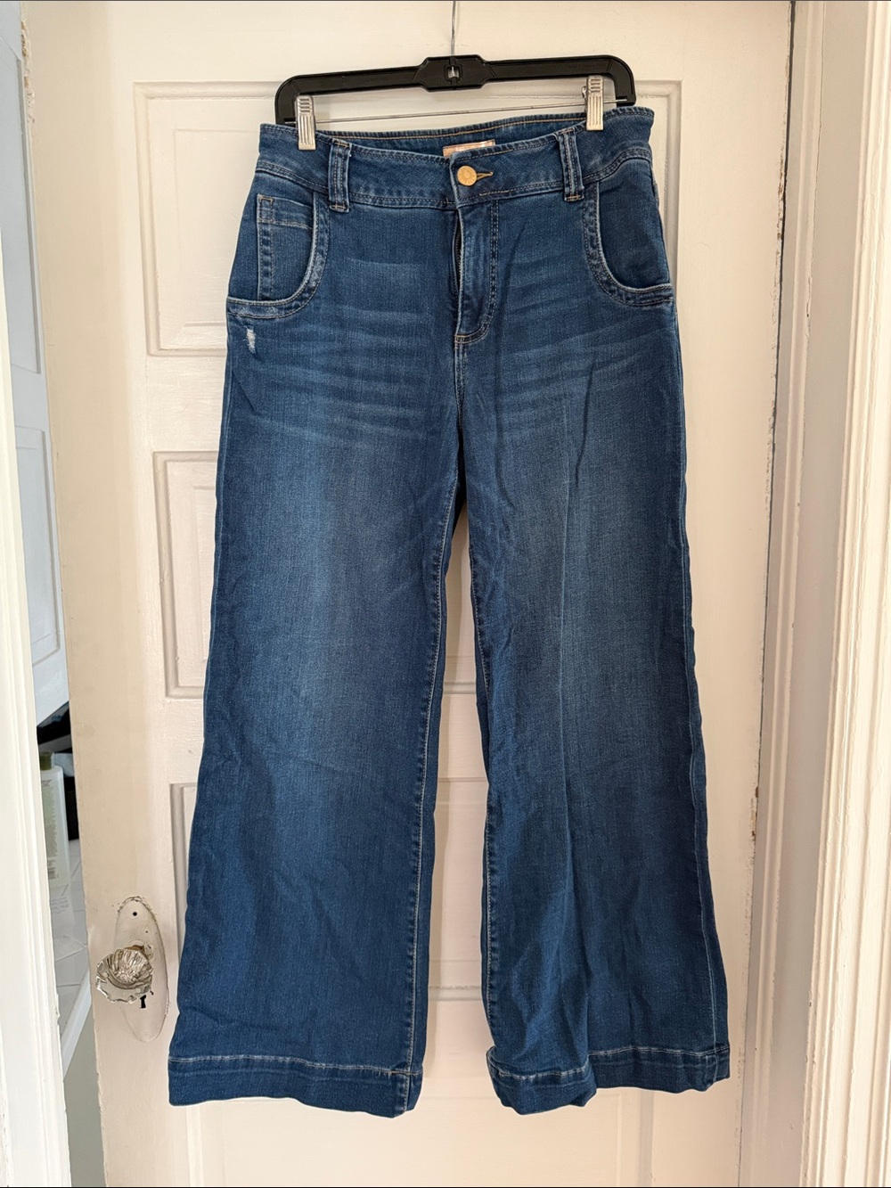 Kut from the Kloth Dark Blue Wide Leg Jeans